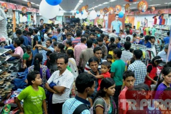 Festive fervour in full swing-shopping marks the occasion of durga puja Festive fervour in full swing-shopping marks the occasion of durga puja